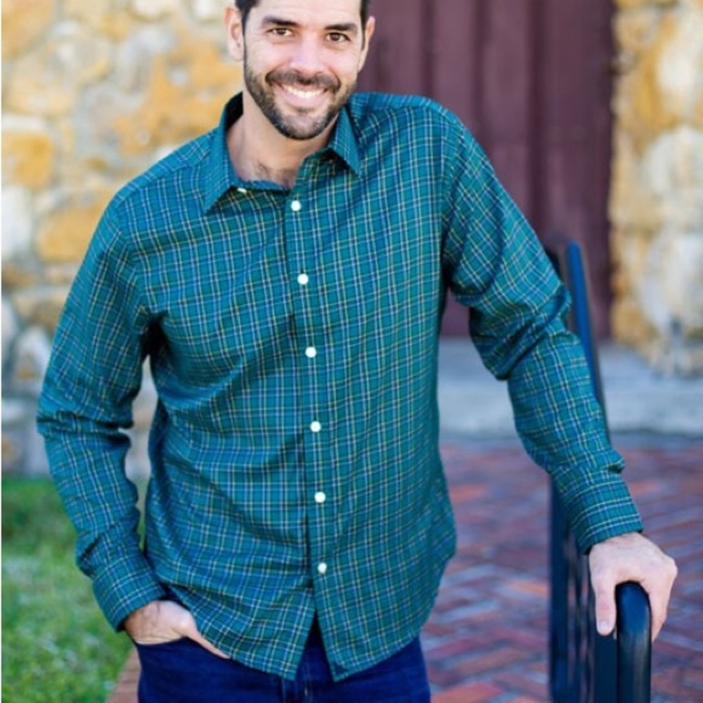 UNTUCKit Wrinkle-Free Performance Norante Button Up Shirt Size Large